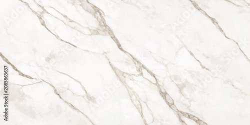 Tableau sur toile Elegant white marble texture with intricate veining patterns, offering a classic and luxurious surface
