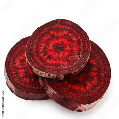 Round Red Reflective Road Safety Reflector Marker Isolated on White Background, Traffic Delineator, Roadway Warning Device