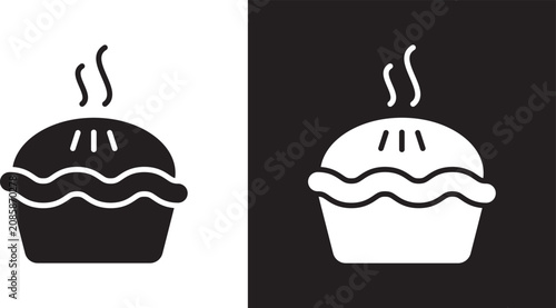 Tableau sur toile Pie icon