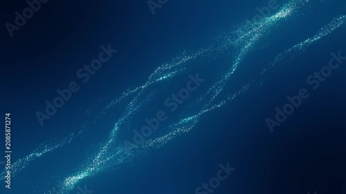 Oceanic Current Abstract: Ethereal blue currents swirl and dance, creating mesmerizing patterns of light and motion in the deep ocean.