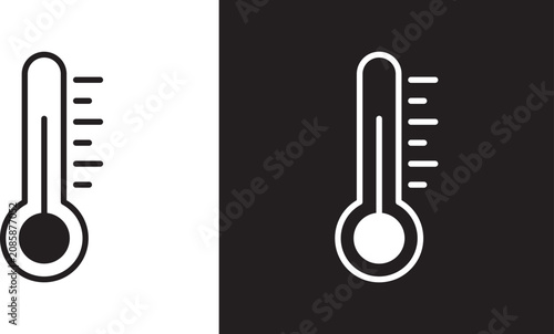 Cuadro en lienzo Temperature icon