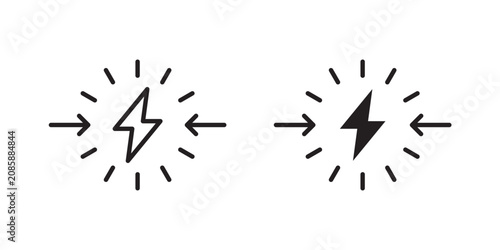 Cuadro en lienzo Conflict icon