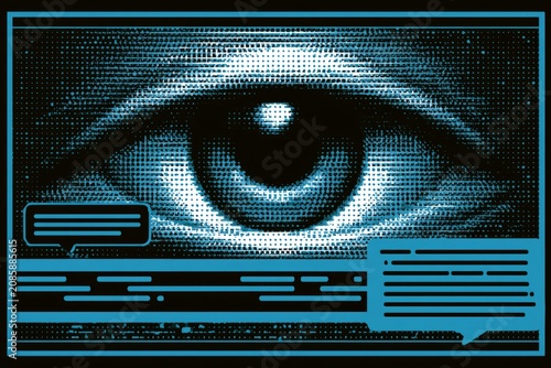 Digital eye watching online social media conversations