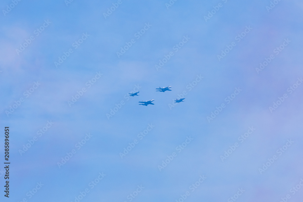 Fototapeta premium airplane in the sky
