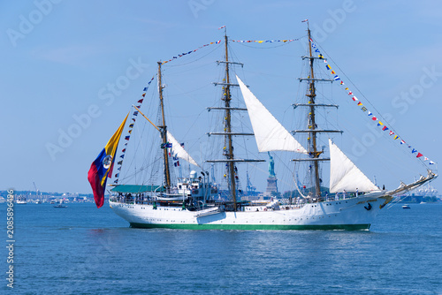 sailing ship in the sea