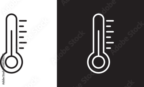 Εκτύπωση καμβά Temperature icon