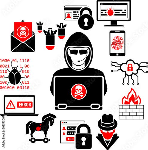 Cyber Crime Concept