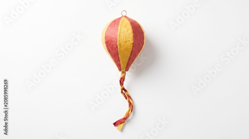 Red and Yellow Hot Air Balloon Decoration