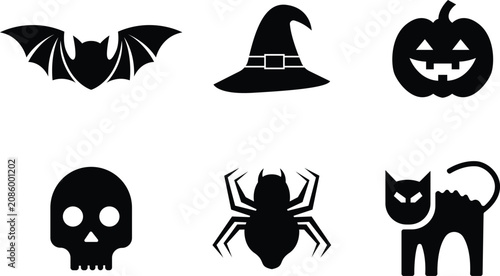 Halloween icon set