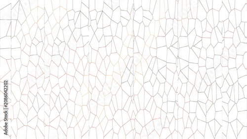 Modern geometric white background with connected polygon lines pattern