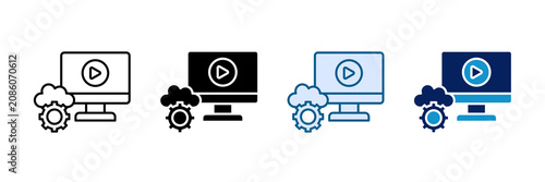 Canvastavla Virtualization Icon Set Multiple Style Collection