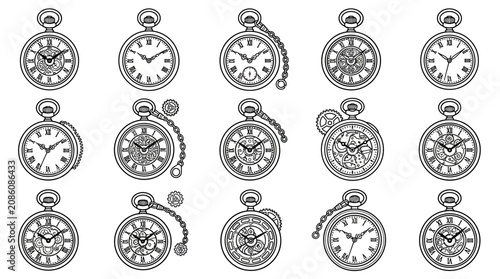 Vintage Pocket Watches Collection
