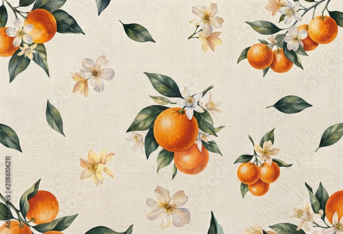 oranges on tree	
