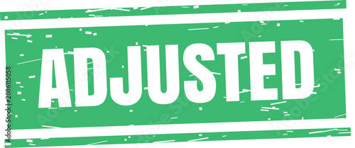 Photography Adjusted rubber stamp vector illustration isolated on transparent background