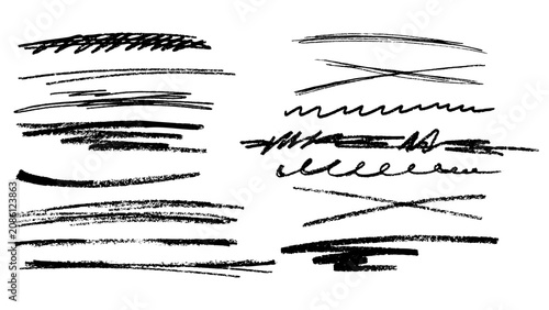 Obraz na plátně Doodle sketch style of sketchy pen and scribble hand drawn illustration for concept design