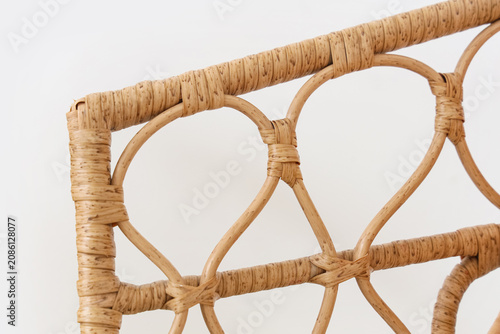 Texture of wicker armchair ...