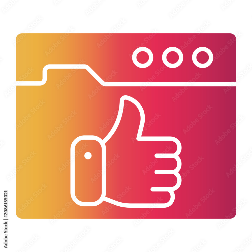 Obraz premium achievement Gradient icon