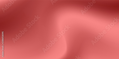 Abstract rose gold and coral red gradient mesh background. Vector illustration