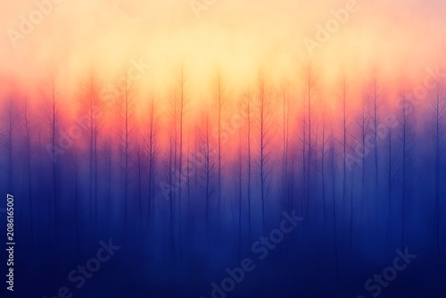 Sunrise over calm water
