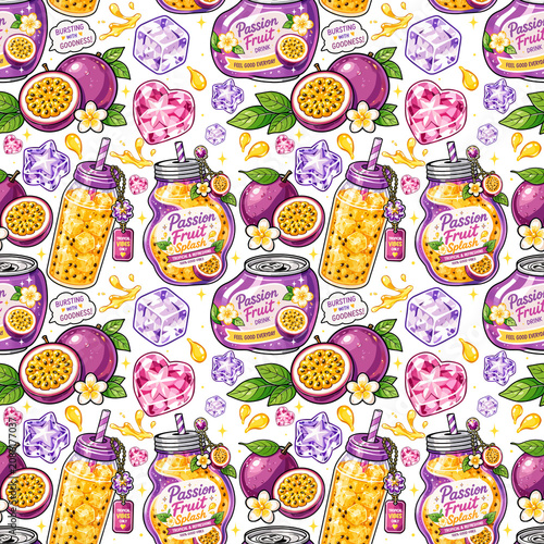 Passion fruit seamless