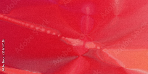 Abstract Red and Orange Gradient Background with Geometric Facets