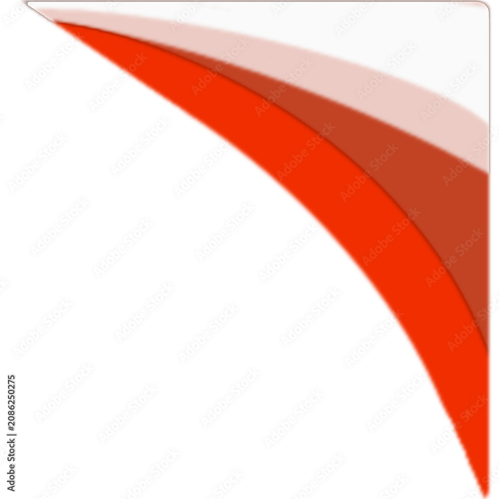 Obraz premium Abstract flowing curves in warm gradients