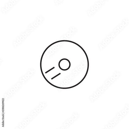 cassette circle icon