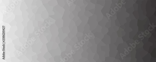 Foto Abstract Mosaic Crystal Pattern Background with Monochrome Grey Gradient