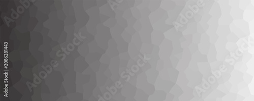 Foto Abstract Mosaic Crystal Pattern Background with Monochrome Grey Gradient
