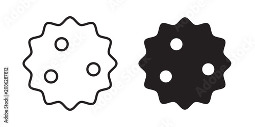Obraz na plátně White blood cell icon