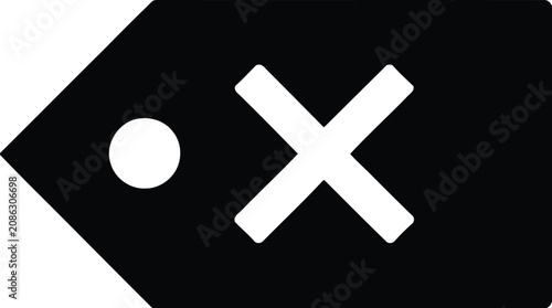 Billede på lærred Delete Icon Set Featuring Trash Bin, Remove, and Erase Symbols for Web and Mobil