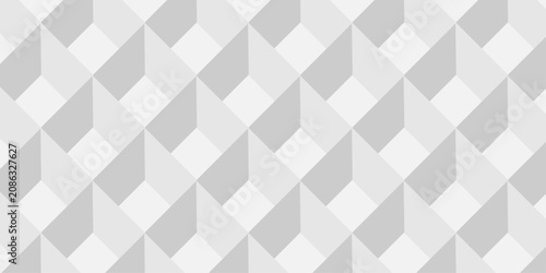 Minimal structure box white wall structure paper abstract cube. minimal square wall decoration texture. geometric tile hexagon mosaic wall grid wallpaper.