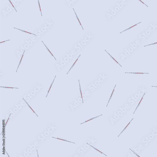 Canvas Print pattern woodwind flute cartoon