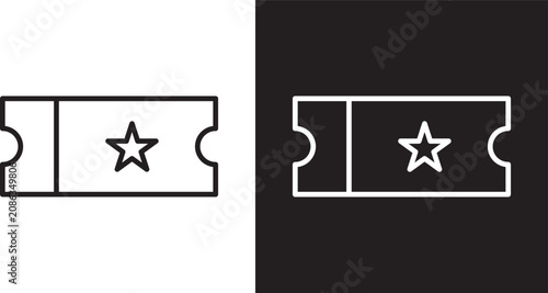Movie ticket icon