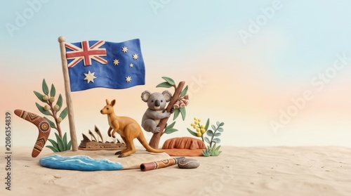 Australia National Day Celebration Symbols