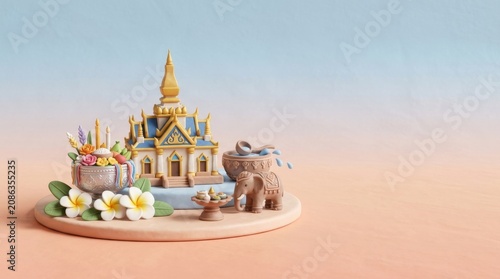 Pi Mai Lao New Year Celebration Symbols