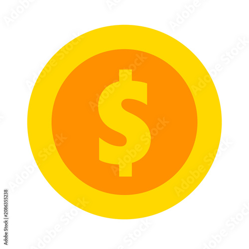 gold dollar sign
