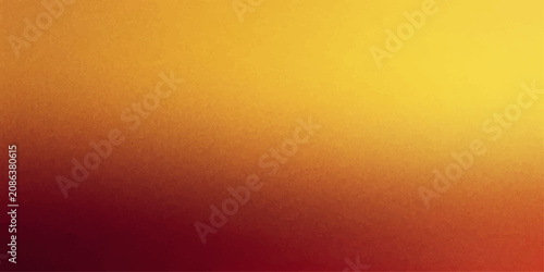 Tableau sur toile A gradient of warm colors, transitioning from deep red to bright yellow, creates a smooth and abstract background for design projects, evoking feelings of heat and energy