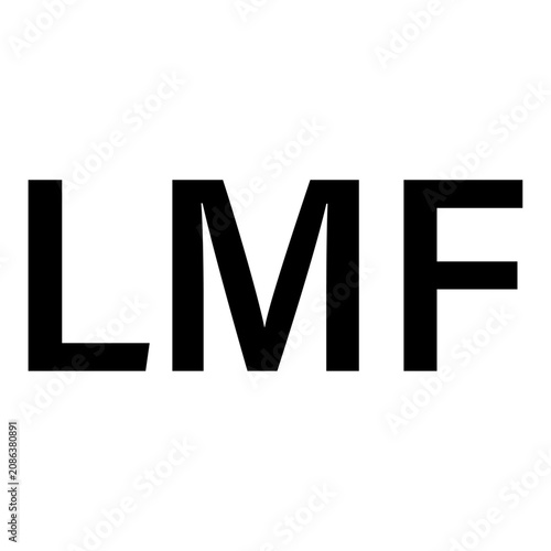 LMF black-Vector