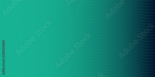 Tableau sur toile Digital technology speed connect blue green background, cyber nano information, abstract communication