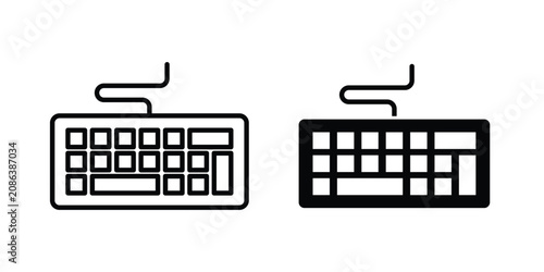 Konstfotografi Keyboard icon minimal artwork pack