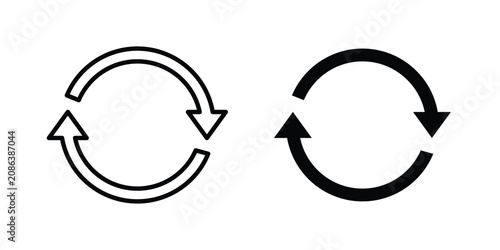 Obraz na plátne Repeat icon minimal artwork pack