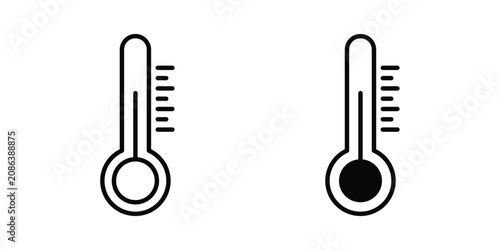 Fotografía Thermometer icon minimal artwork pack