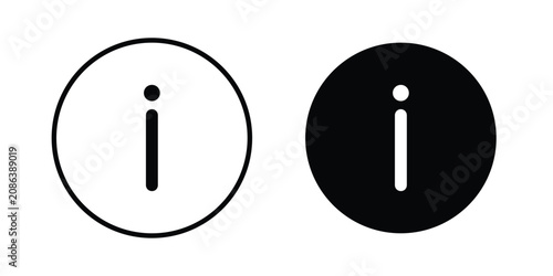 Fotografie Info icon minimal artwork pack