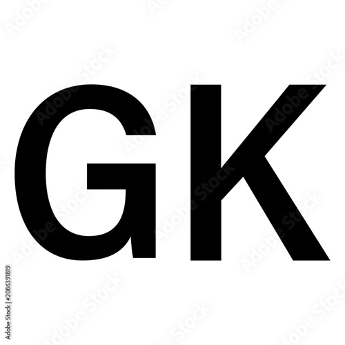 GK black-Vector