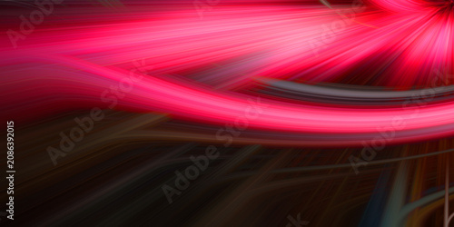 Photos Vibrant pink red light streaks swirling in dark space creating dynamic motion blur vortex effect for energetic digital background