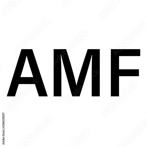 AMF black-Vector