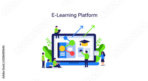 Online Learning Platform Education Website.