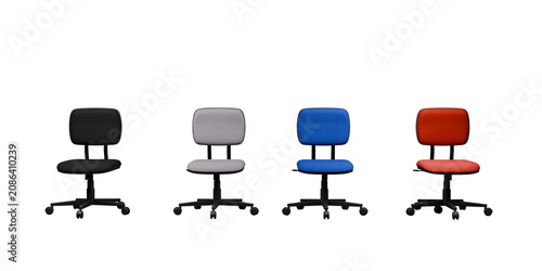 Office Chairs Set in Multiple Colors