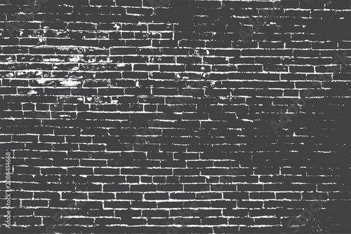 Obraz na plátně old brick background, seamless masonry texture, brick surface vector, urban bric